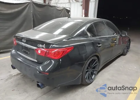 2014 Infiniti Q50 Sport z USA, uszkodzony, nr VIN JN1BV7AP1EM672831